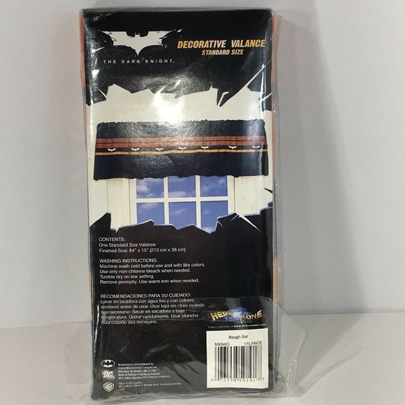 DC Comics Batman The Dark Knight Decorative Window Valance Standard Size New - Picture 4 of 12